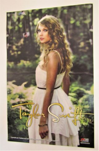 Taylor Swift 9.  5 " X 15 " Promo Poster 2010 Promotional