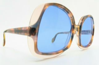 Vintage 60s Neostyle Flower 2 Sunglasses Acetate Made In Germany Killer