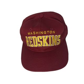 Washington Redskins Vintage 1990s Arch Logo Classic Snapback Hat Rare Starter