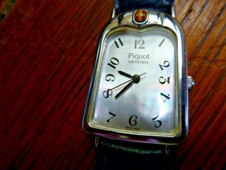 Piquot Meridien Quartz Watch,  Scratch Crystal,  Keeps Accurate Time,