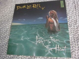 David Lee Roth 1985 Crazy From The Heat 12x12 Promo Cover Flat Poster Van Halen