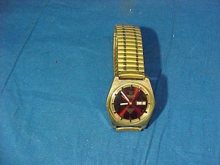 Vintage Tissot Automatic Seastar Pr 516 Gl Mans Wristwatch Runs Good