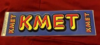 Kmet Bumper Promo Stickers From L.  A.  