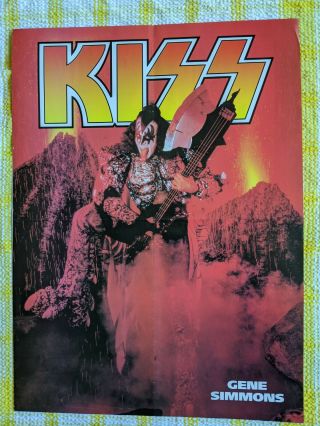 Kiss Gene Simmons Vintage Poster A2 Size