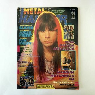 Metal Hammer Vol.  2,  No.  5 - Iron Maiden Slayer Judas Priest,  Van Halen Metallic