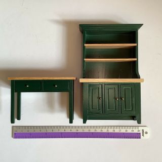 1:12 Scale Dolls House Kitchen Dresser and Side Table 2