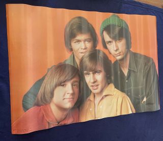 The Monkees Vintage Poster 1967 Personality Posters Dan Wynn Photo Green Cap