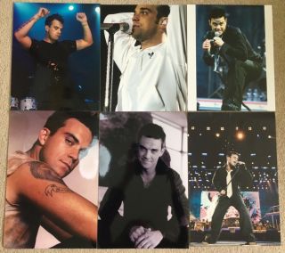 6 X Large Robbie Williams Photos
