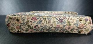 Vintage Julius Resnick JR Florida Tapestry Needlepoint Victorian Purse 3