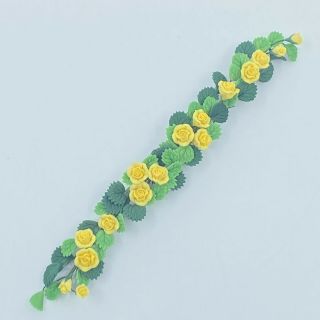 Dolls House Emporium Miniature 1/12th Scale Yellow Rose Bower