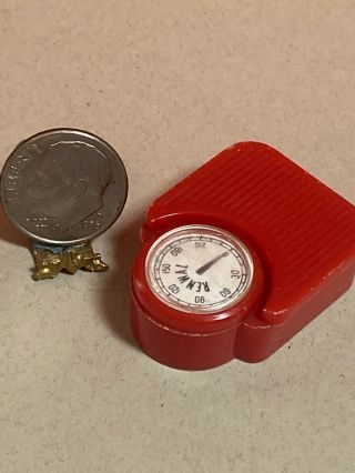 Vintage Renwal Miniature 1:12 Dollhouse Scale Red 1940s