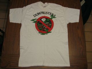 Vtg 70s 80s Dumpbusters S.  O.  L.  E.  Ii No Dumping Single Stitch Mens T - Shirt Sz Xl