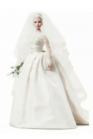 Silkstone Grace Kelly The Bride Barbie Doll T7942 Nrfb Mattel 2011 Gold Label