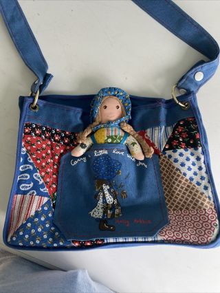 Vintage Holly Hobbie Purse With Doll Shape No Fading