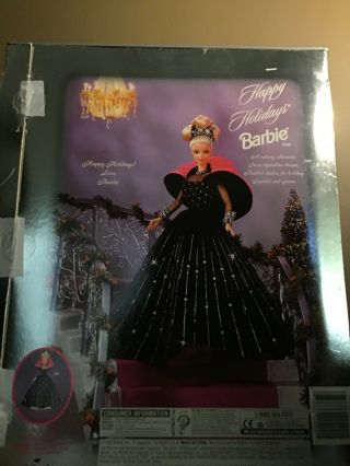 Happy Holidays 1998 Barbie Doll.  Holiday Barbie 90s.  Special Edition. 2