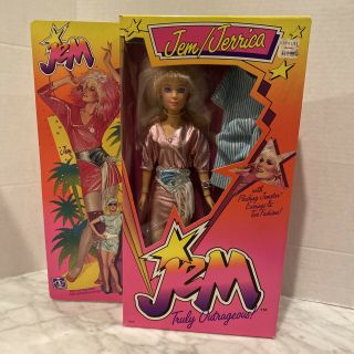 1985 Hasbro Jem Jerrica Of The Holograms Nrfb Truly Outrageous Fashion Doll 4000