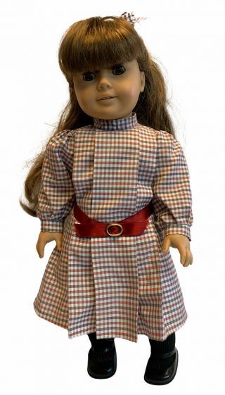 American Girl 18 " Samantha 1986 Pleasant Company Retired Doll With Meet Outfit