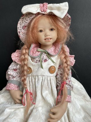 Collectible Lifelike 29” Vinyl Doll By Annette Himstedt Le 277