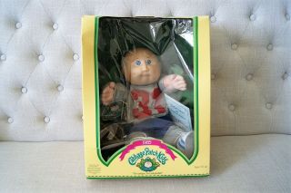 Vintage 1985 Caleco Cabbage Patch Kids Doll Barclay Buddy W/ Papers 13 " Rare