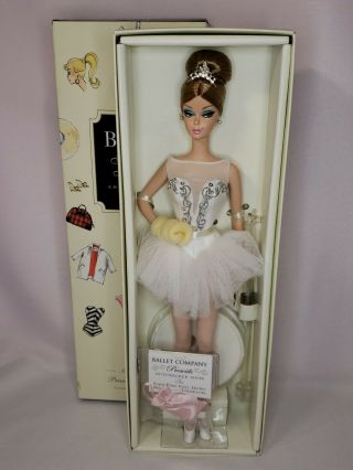 Prima Ballerina Silkstone Barbie Doll 2009 Bfc Ex Gold Label Mattel P4753 Nrfb