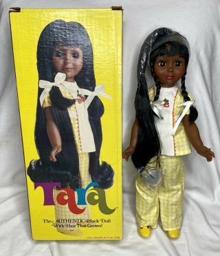 Vintage 1976 Ideal Tara Grow Hair Aa Doll - - Minty - Mib