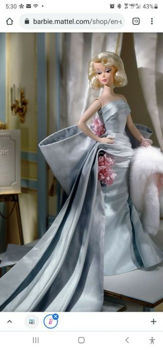 Still Tissued Delphine Silkstone Barbie Doll 2000 Limited Edition,  Nrfb Gorgeous