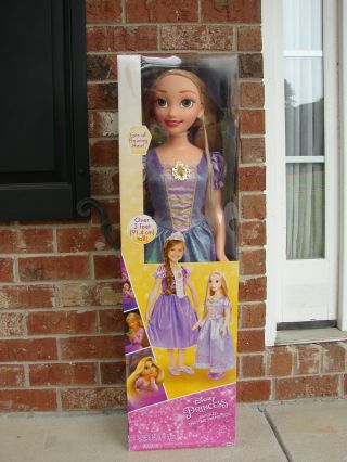 Disney Princess Rapunzel 38 " Life Size Tangled My Size Barbie Type Doll