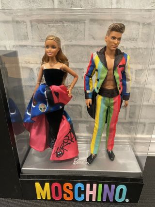 Moschino Barbie & Ken Gift Set Drw81 Nrfb 2016 Gold Label 4,  300 Jeremy Scott