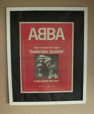 Abba - Dancing Queen Uk Press Advert 1976