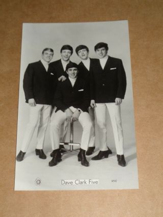 Dave Clark Five 1963 5 X 3 Star Photocard (sp 202)