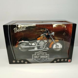 Harley Davidson Barbie Fat Boy Motorcycle 2000 Flames 29016 99705 - 01v