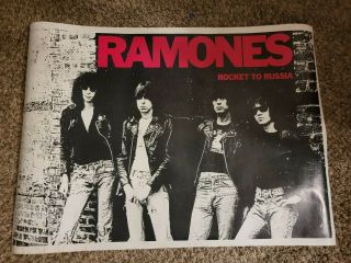 Ramones Rocket To Russia Poster 24x36 80 