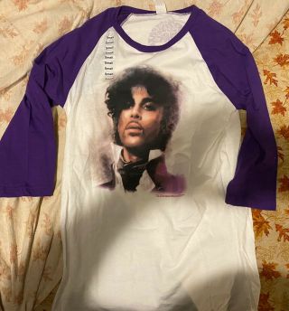 Vintage Prince Paisley Park T - Shirt 3/4 Sleeve Size Small