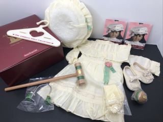 18” Pleasant Co American Girl Doll Outfit Samantha Lawn Party Croquet Dress Mib