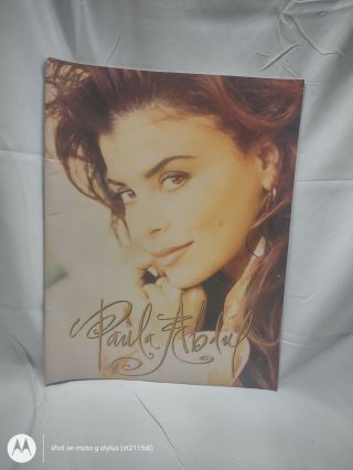 1991 Paula Abdul " Under My Spell " 44 Pages Concert Tour Program