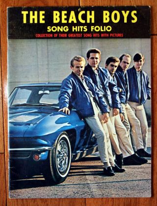 The Beach Boys Song Hits Folio 1964 Songbook Sheet Music Book Illustrated