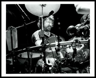 1980s Graeme Edge Vintage Photo The Moody Blues Drummer Gp