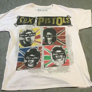 Sex Pistols Johnny Rotten T - Shirt Sid Vicious English Punk Rock Size L