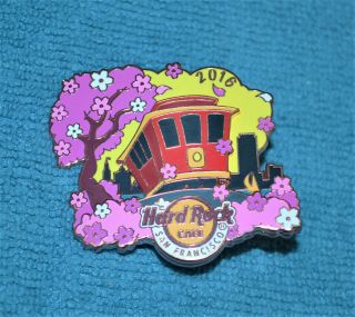 Hard Rock Cafe 2016 San Francisco Cherry Blossom Trolley Pin 88704