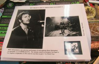 Bruce Springsteen Promotion Photo Vintage 90 