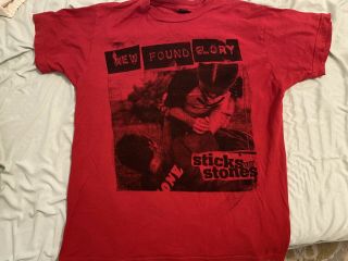 Found Glory Sticks & Stones 10th Anniversary Tour Shirt M