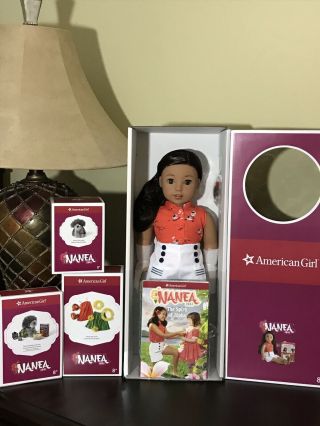 American Girl Nanea Doll,  Hula Outfit,  Mele Dog,  Birthday Accessories