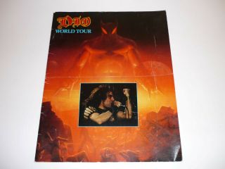 Dio - World Tour Concert Book - 1984 Last In Line Tour