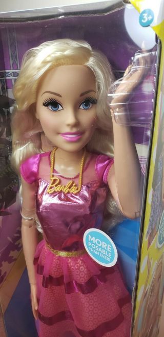 Barbie 28 inch Just Play Best Fashion Friend Doll - Blonde Hair 83899 NRFB 2