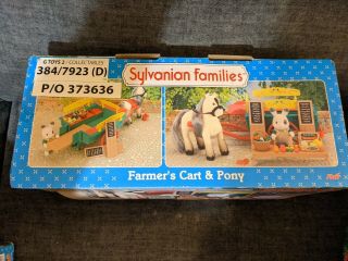 Sylvanian Families - Farmer ' s Horse & Pony - BNIB (4482) 2