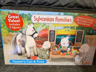 Sylvanian Families - Farmer ' s Horse & Pony - BNIB (4482) 3