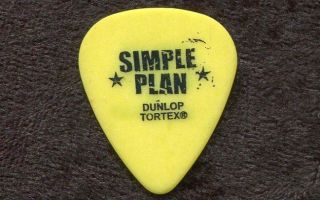 Simple Plan 2005 Any Tour Guitar Pick Sebastien Lefebvre Custom Concert Stage