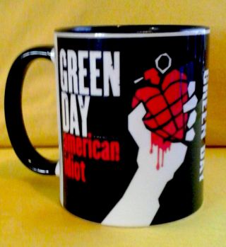 Green Day - American Idiot 2004 - Album Cover On An 11oz Mug.