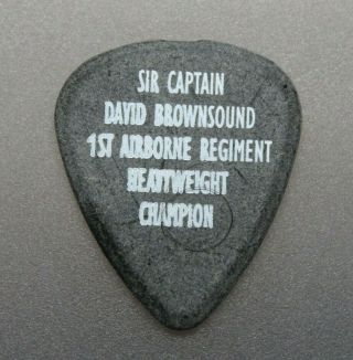 Sum 41 // Dave " Brownsound " Baksh 2003 Tour Guitar Pick Sir Captain