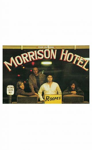 The Doors Morrison Hotel Album Cover 24x36 Poster Classic Rock Music Jim Gift